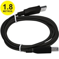 Cabo USB para Impressora 2.0 AM/BM 2 mts Preto