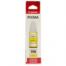 Garrafa de Tinta Canon GI-190 Amarela 70ml Original