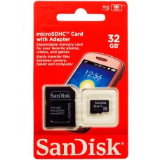 Cartão de Memória microSDHC 32GB Classe 4 SanDisk