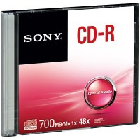 CD-R 700MB 80min 48x Slim Sony - 1 unid.