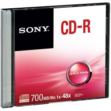 CD-R 700MB 80min 48x Slim Sony - 1 unid.