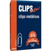 Clips Galvanizado 2/0 - Caixa 500g