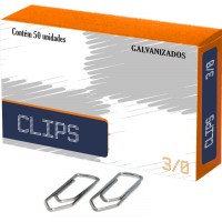 Clips Galvanizado 3/0 - Caixa 50 unid.