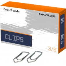 Clips Galvanizado 3/0 - Caixa 50 unid.