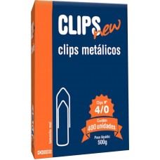 Clips Galvanizado 4/0 - Caixa 500g