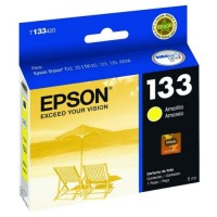 Cartucho de Tinta Epson 133 Amarelo 5ml Original -  T133420-BR