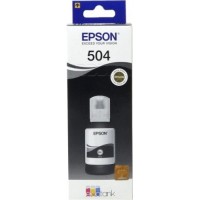 Garrafa de Tinta Epson Ecotank T504 120 Preta 127ml Original - T504120-AL