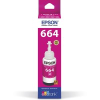 Garrafa de Tinta Epson Ecotank T664 320 Magenta 70ml Original - T664320-AL