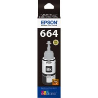 Garrafa de Tinta Epson Ecotank T664 120 Preta 70ml Original - T664120-AL