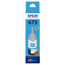 Garrafa de Tinta Epson Ecotank T673 220 Ciano 70ml Original - T67322A