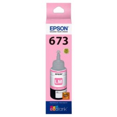 Garrafa de Tinta Epson Ecotank T673 620 Magenta Claro 70ml Original - T67362A