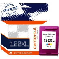 Cartucho de Tinta HP 122 XL Color 6ml Compatível