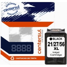 Cartucho de Tinta HP 21/27/56 Preto 20ml Compatível