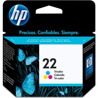 Cartucho de Tinta HP 22 Color 6ml Original - C9352AB