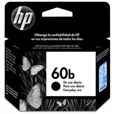 Cartucho de Tinta HP 60b Preto Everyday 4,5ml Original - CC636WB