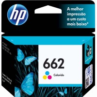 Cartucho de Tinta HP 662 Color 2ml Original - CZ104AB