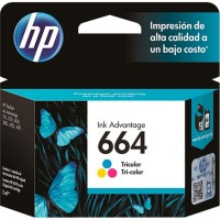 Cartucho de Tinta HP 664 Color 2ml Original - F6V28AB