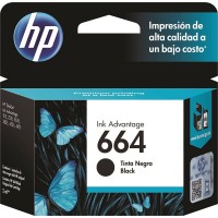 Cartucho de Tinta HP 664 Preto 2ml Original - F6V29AB