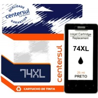 Cartucho de Tinta HP 74 XL Preto 25ml Compatível