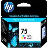 Cartucho de Tinta HP 75 Color 3,5ml Original - CB337WB