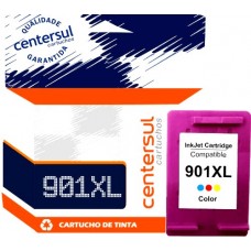 Cartucho de Tinta HP 901 XL Color 13ml Compatível