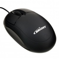 Mouse Óptico Standard PS2 Preto Bright - 0012