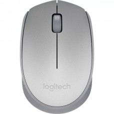 Mouse Óptico sem Fio USB Prata Logitech - M170