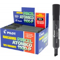 Pincel Marcador Atômico Pilot 1100-P Preto - Caixa 12 unid.