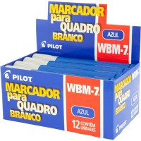 Pincel Marcador p/ Quadro Branco Pilot WBM-7 Azul - Caixa 12 unid.