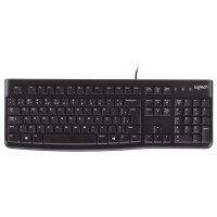 Teclado USB Preto Logitech - K120